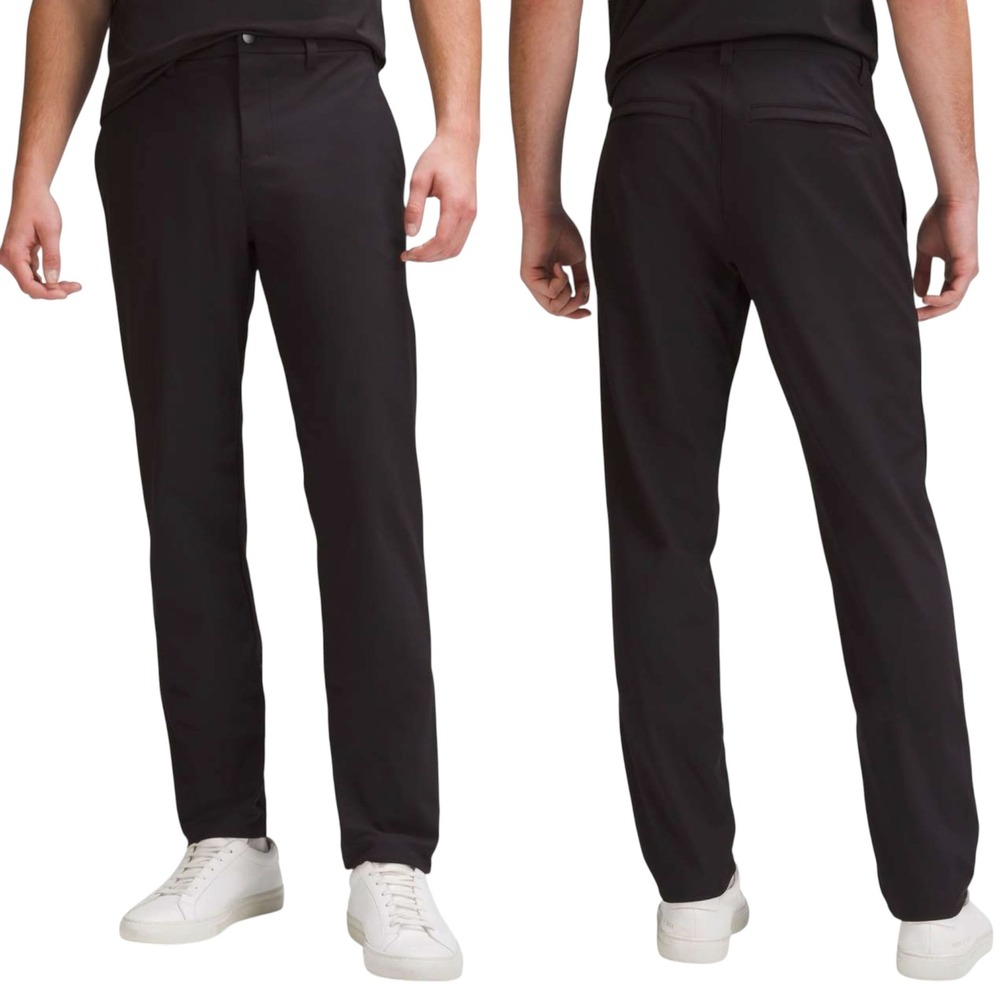 LULULEMON ABC Classic-Fit Trouser Commission Pant in Black M5AR4T